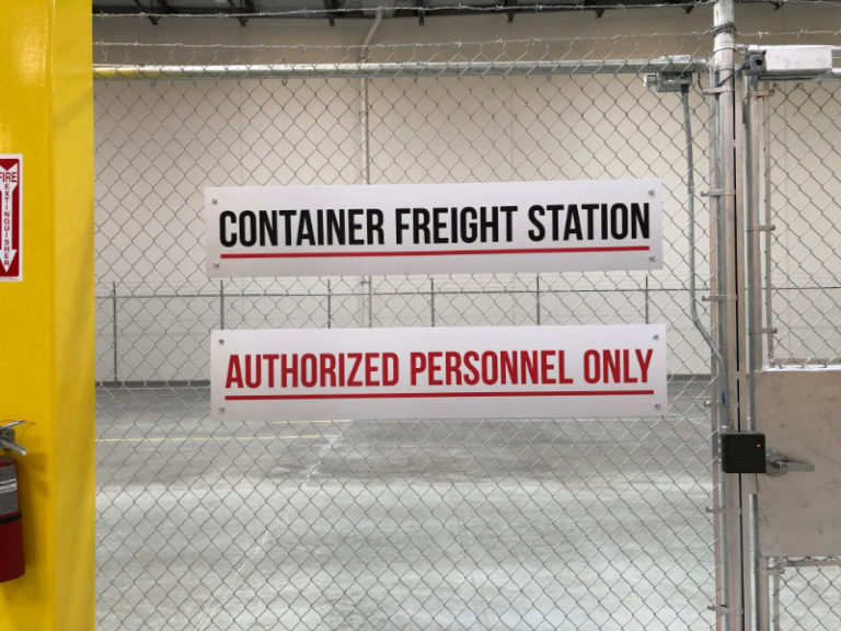 Warehouse customer Designed Sign